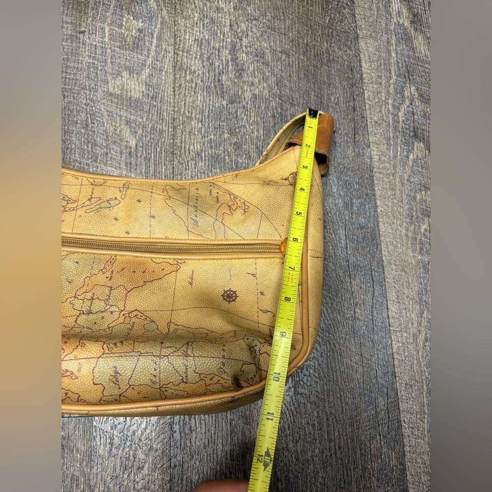 Allan Edward  Map Print Shoulder Bag - Picture 12 of 15